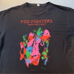 Foo Fighters Wasting Light 2011 Tour Tee Size Large